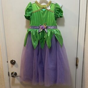 Green and Purple Fairy Costume for Kids Size 4-5T